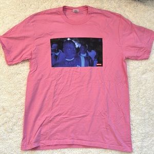 Supreme Pink TShirt America Eats Its Young